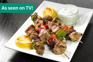 Greek Style Lamb Kebabs