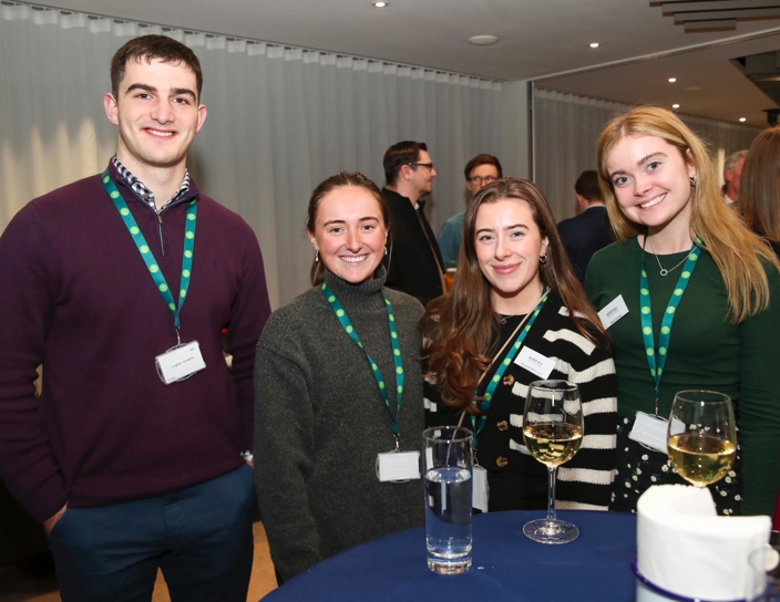International graduates at a Talent Academy reception