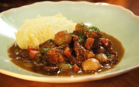 Neven's Beef Bourguignon With Creamy Mashed Potatoes