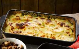 Garlic Potato Gratin
