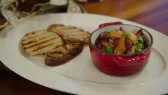 Neven’s Sizzling Prawns with Chorizo and Peppers