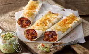 Spicy Beef Burritos