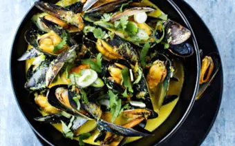 Mussels with Lemon Grass, Chilli and Ginger