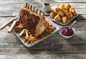 Roast Rack of Pork with Smoked Paprika and Sage