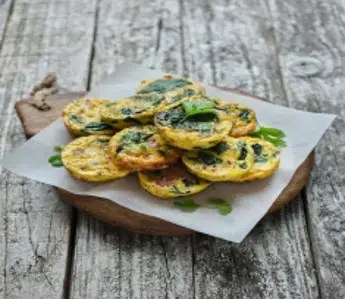 Mini Frittatas with Bacon and Spinach