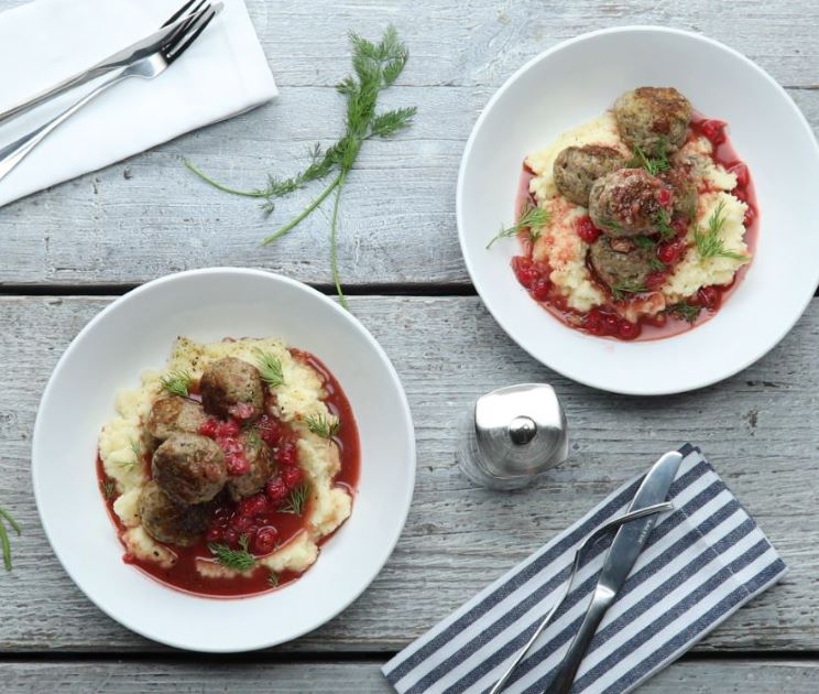 Pork and Mushroom Blend Meatballs