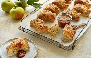 Apple & Cheddar Sausage Rolls