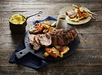 Roast Shoulder of Pork with a Dry Spice Rub