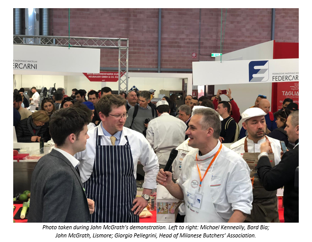 iMEAT 2019: Bord Bia Milan showcases Irish beef and lamb to Italian butchers