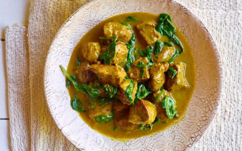 Lamb Curry with Spinach