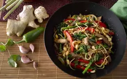 Lamb Stir-Fry with Lemongrass and Peanuts