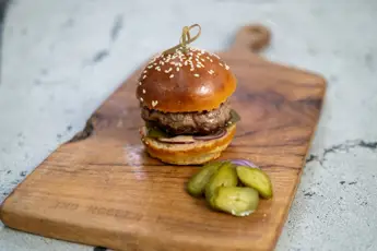 Mark's Spiced Lamb Burgers