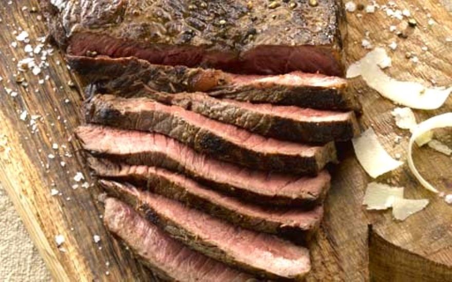 Sirloin Steak with Lemon and Rosemary