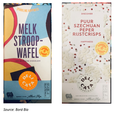 candy out - chocolate in