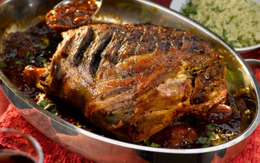 Leg of Lamb with Moroccan Spices