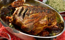Leg of Lamb with Moroccan Spices
